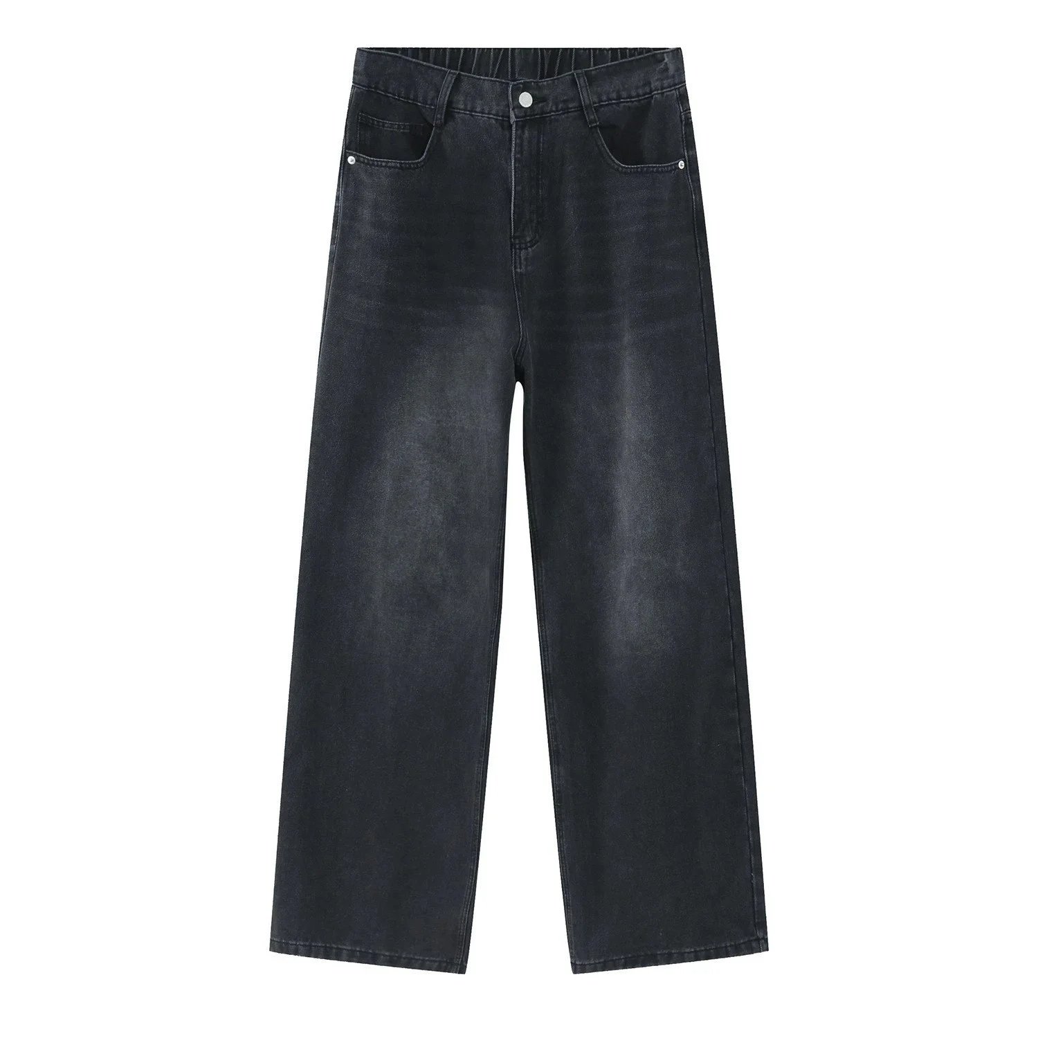 Unbranded Shorts Wide-Leg Cargo Denim — 28