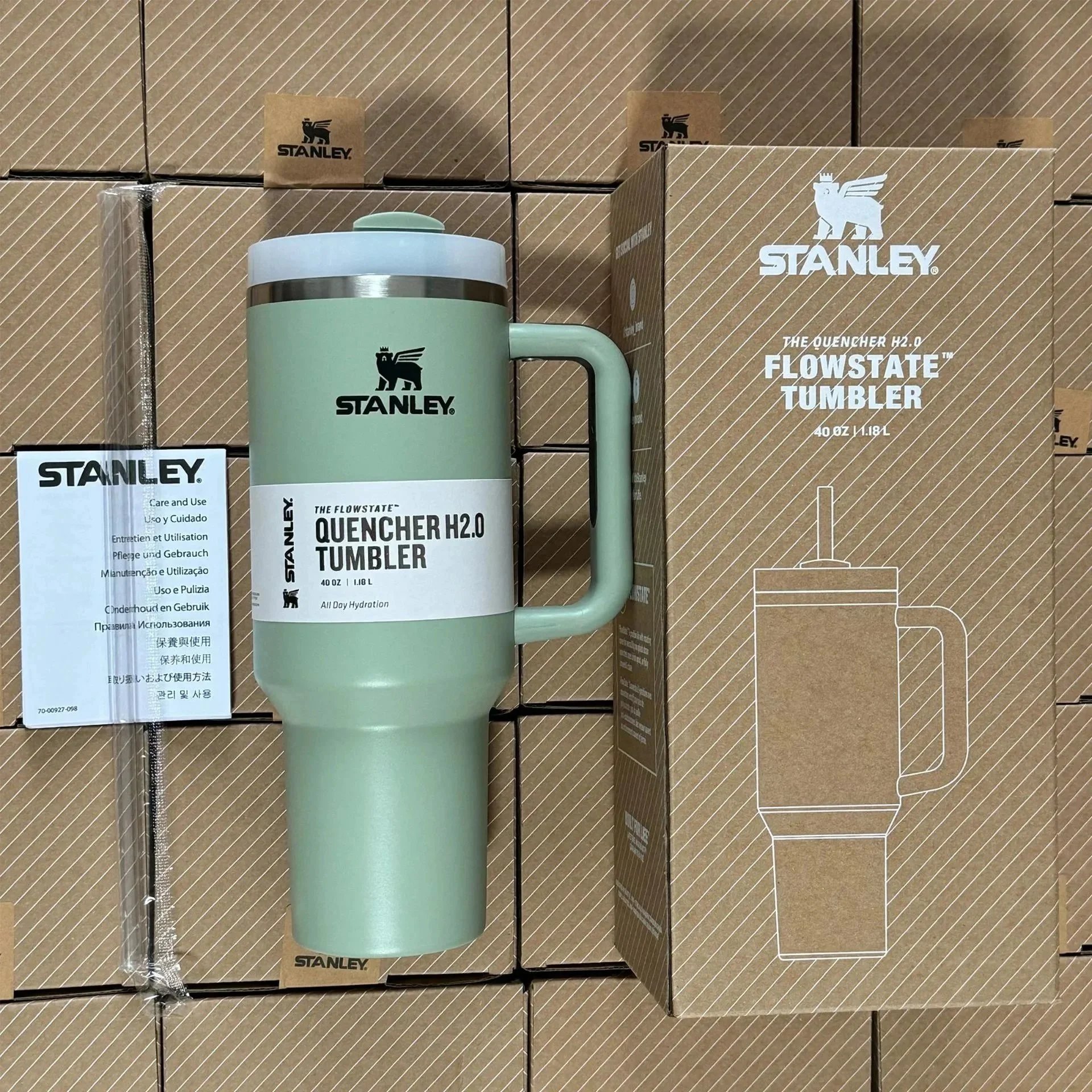Stanley Uncategorized Quencher H2.0 40 oz Tumbler — Bay Leaf (No Gift Box)