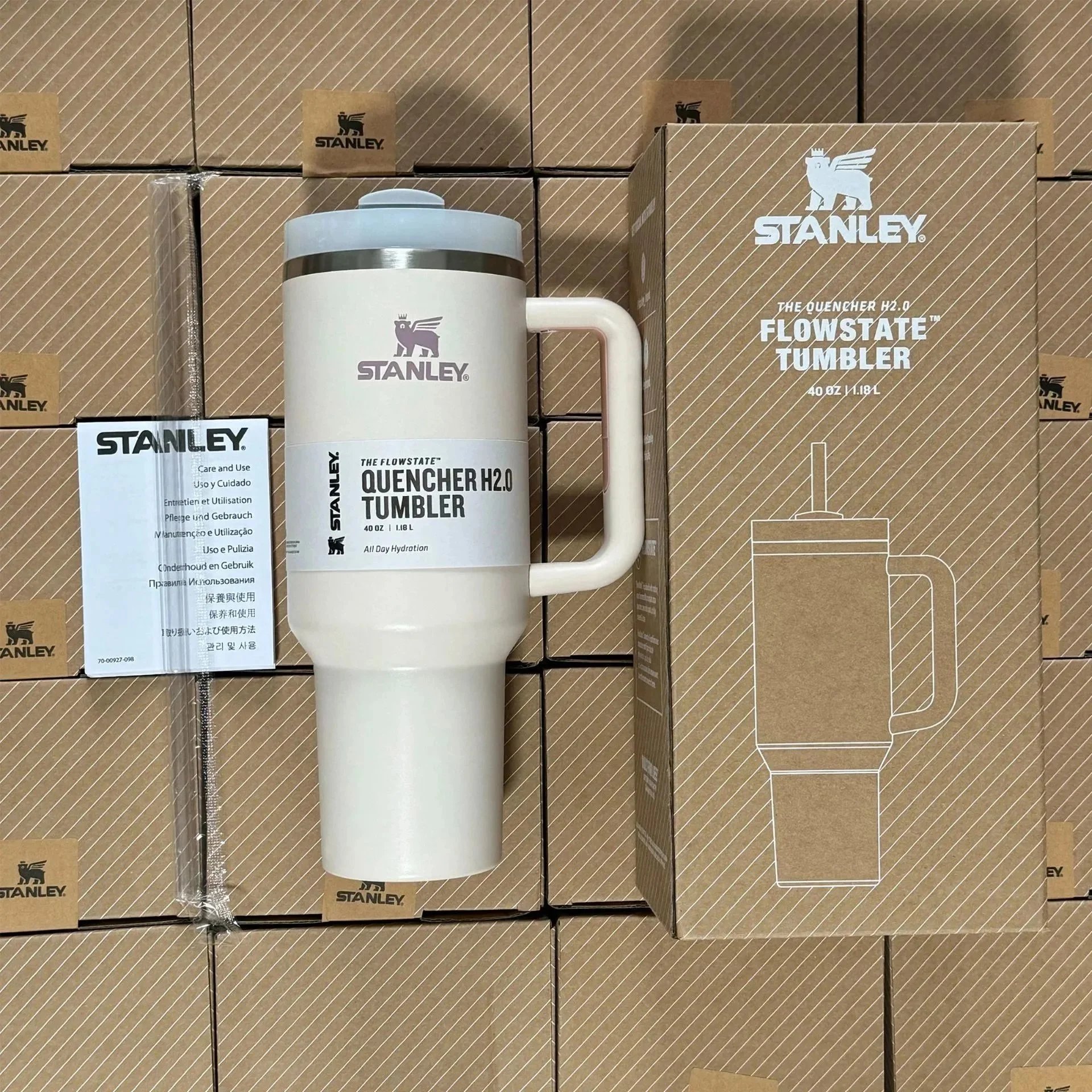 Stanley Uncategorized Quencher H2.0 40 oz Tumbler — Rose Quartz (No Gift Box)