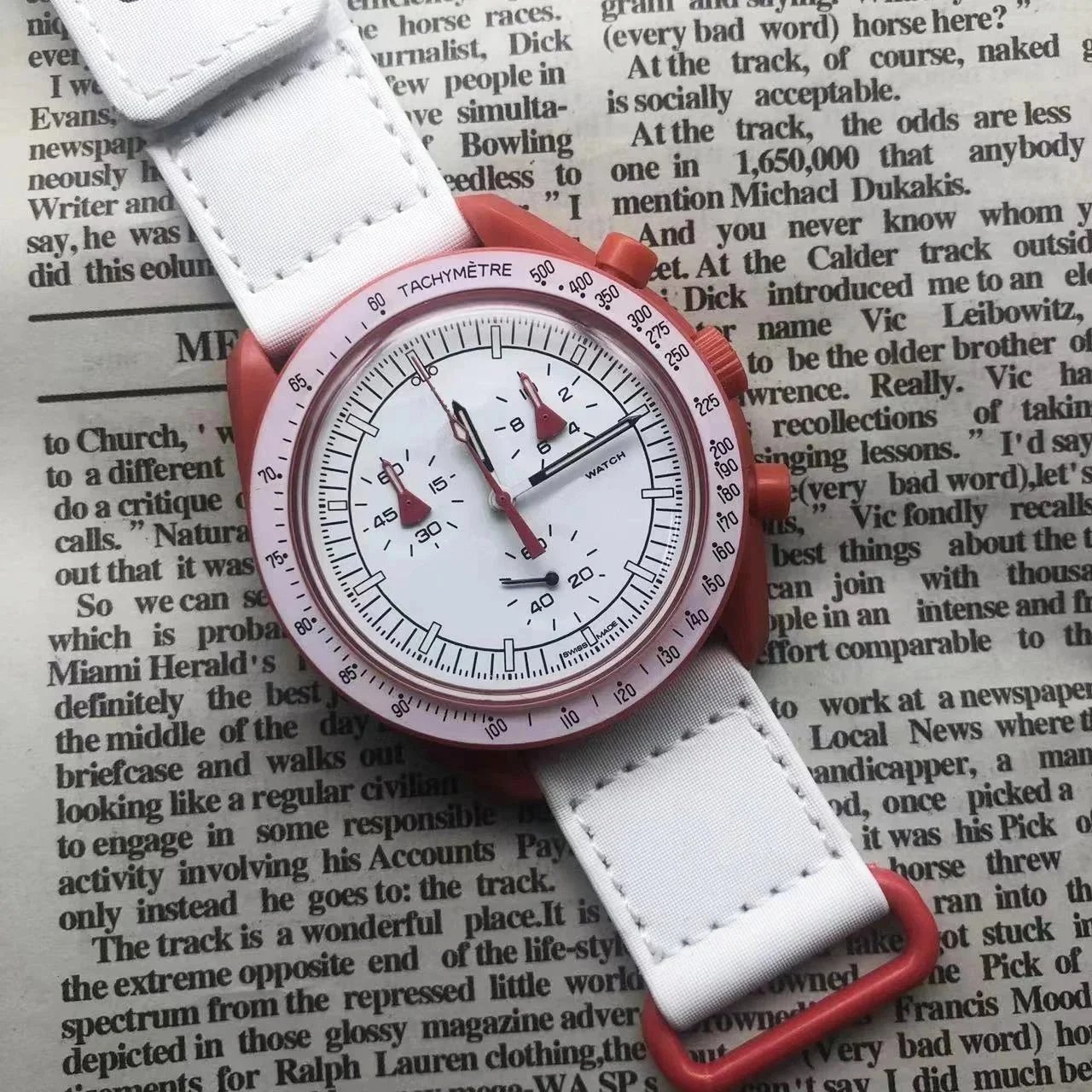 Omega Watches Speedmaster MoonSwatch — Mars 1:1 quality