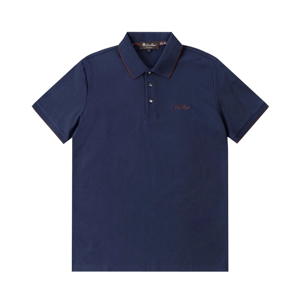 Loro Piana Shirts Short-Sleeve Polo Shirt — 12