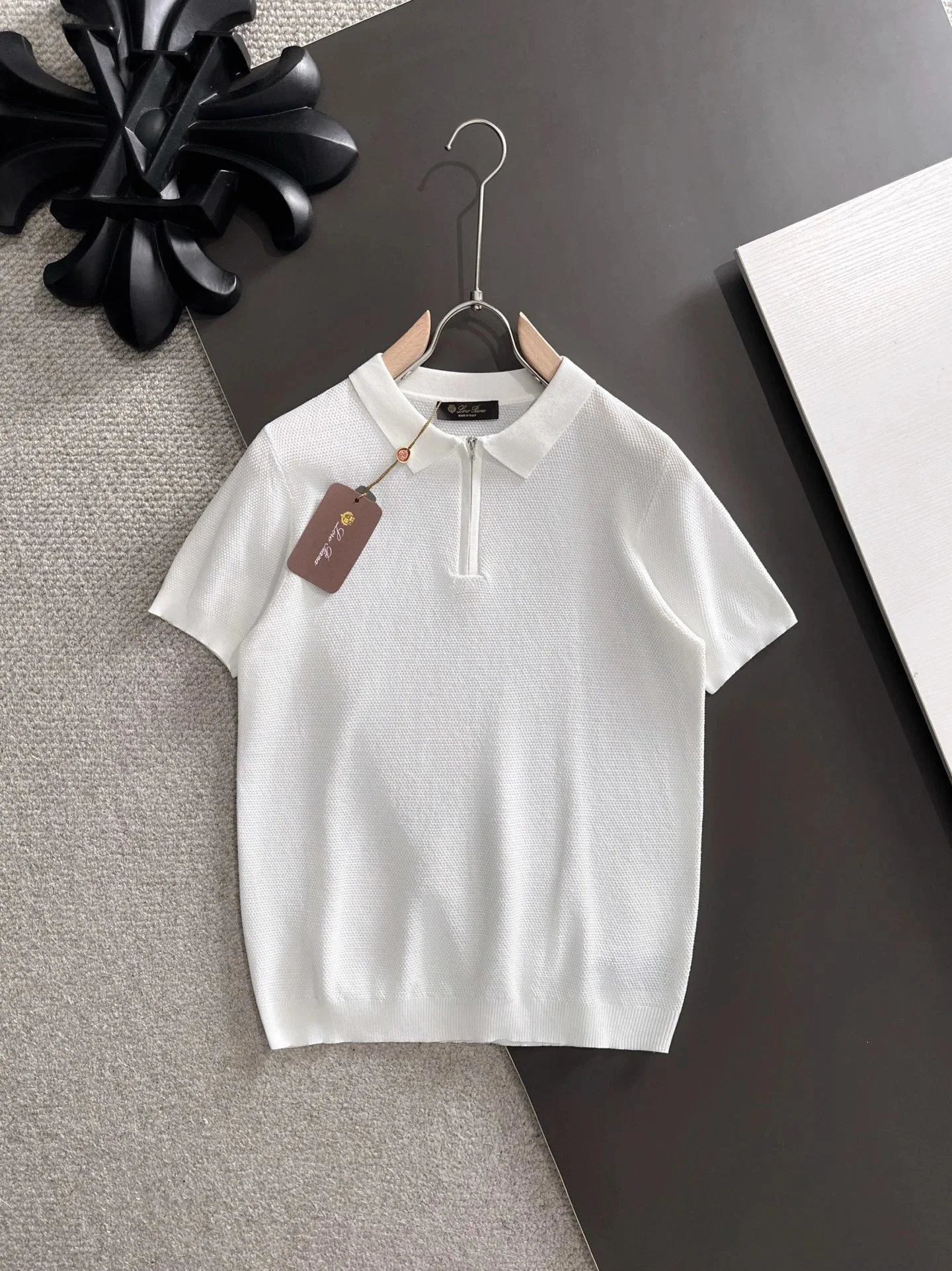 Loro Piana Shirts Short-Sleeve Polo Shirt — 29