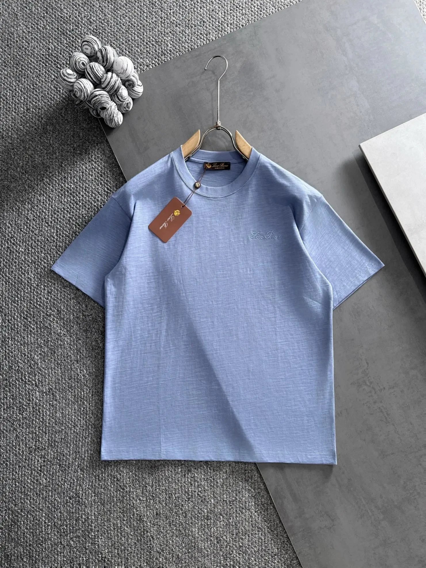 Loro Piana Shirts Short-Sleeve Polo Shirt — 38