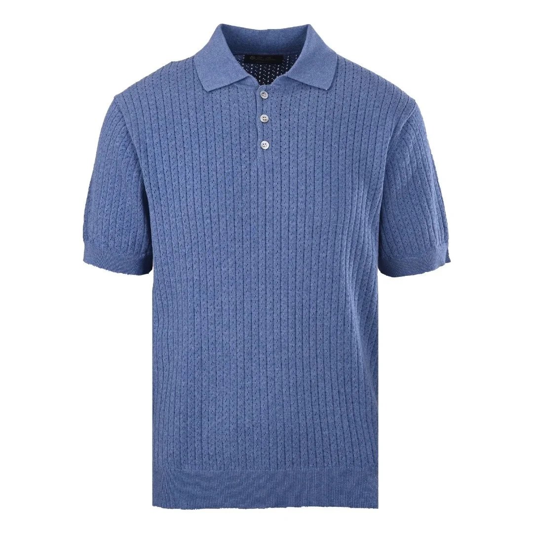 Loro Piana Shirts Short-Sleeve Polo Shirt — 24