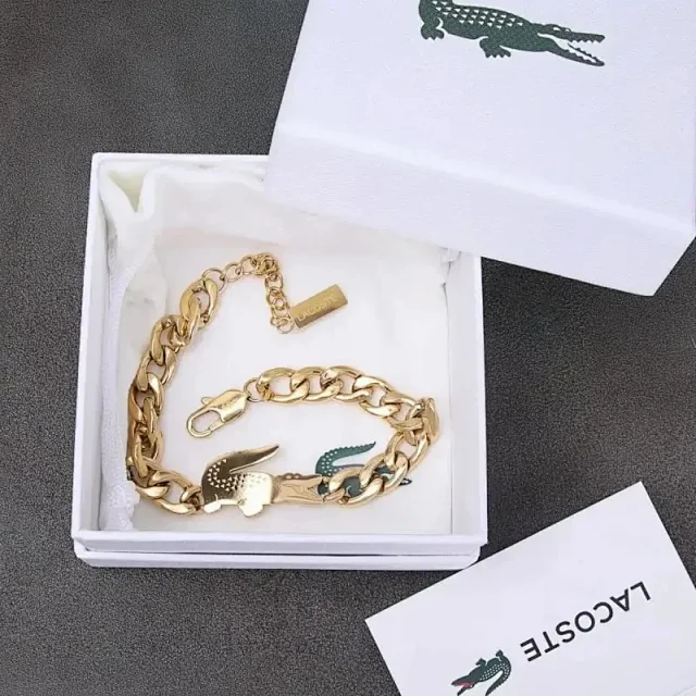 Lacoste Jewelry Crocodile Logo Bracelet product detail image 6