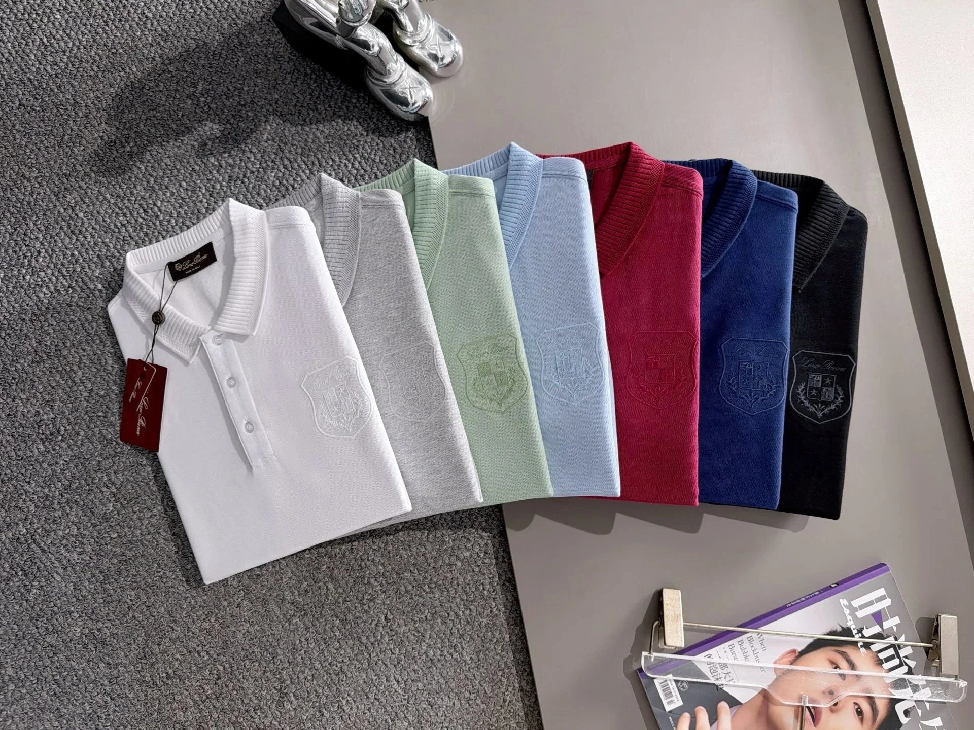 Loro Piana Shirts Short-Sleeve Polo Shirt image 6
