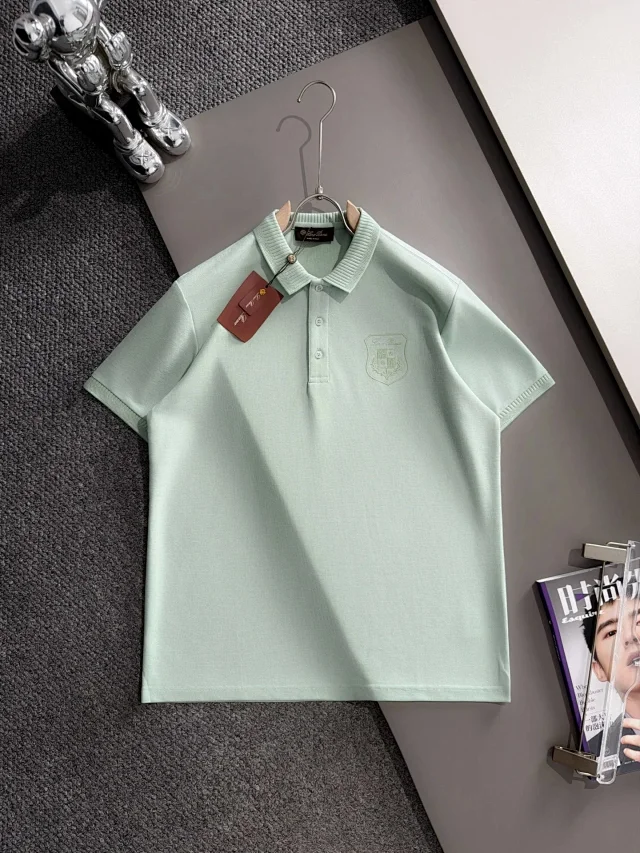 Loro Piana Shirts Short-Sleeve Polo Shirt product detail image 3