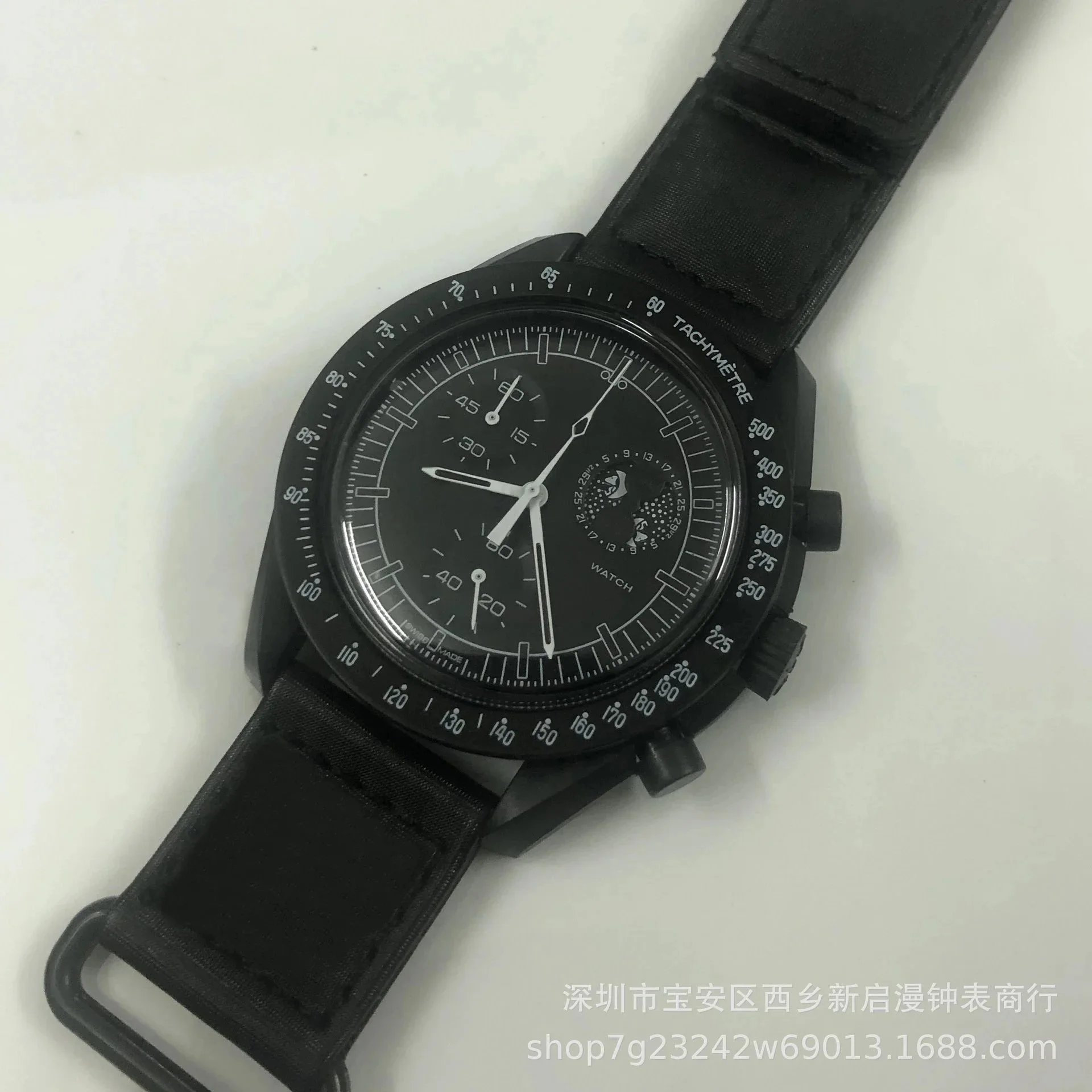 Omega Watches Speedmaster MoonSwatch — Black 1:1 quality