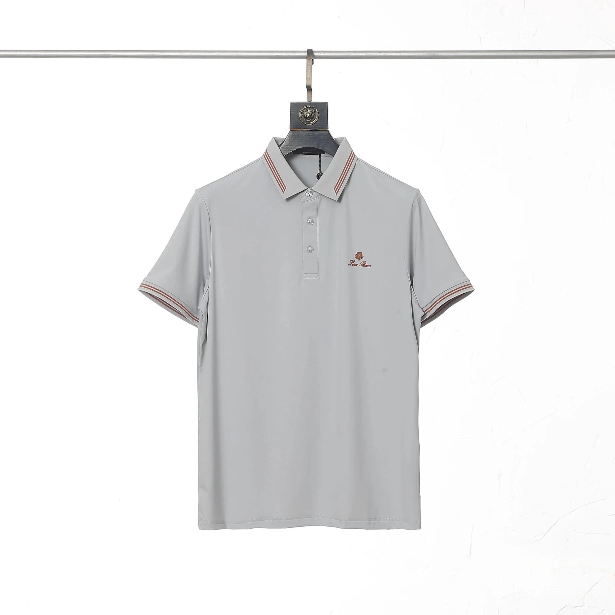 Loro Piana Shirts Short-Sleeve Polo Shirt — 08