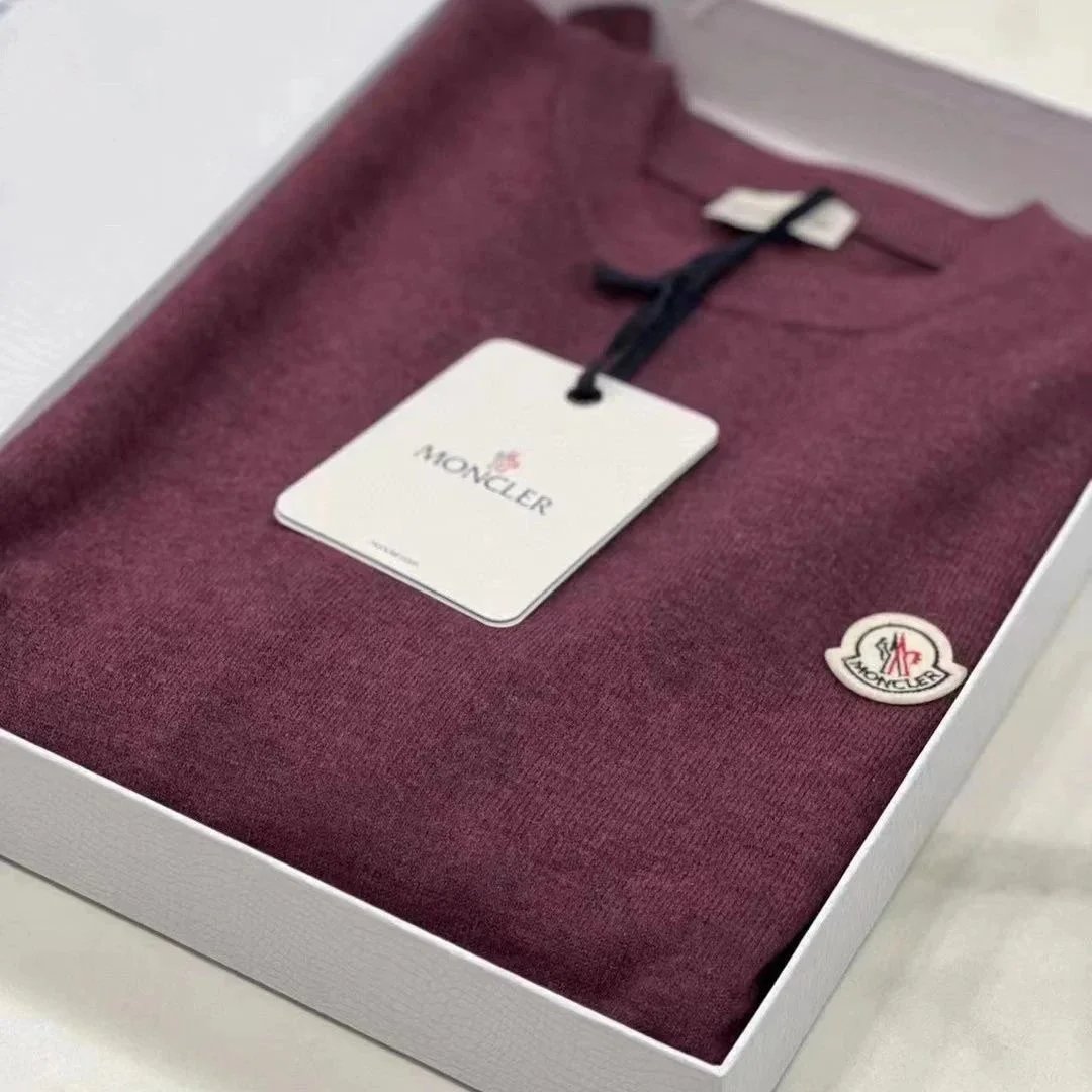 Moncler Knitwear Logo-Patch Crewneck Knit Sweater image 5