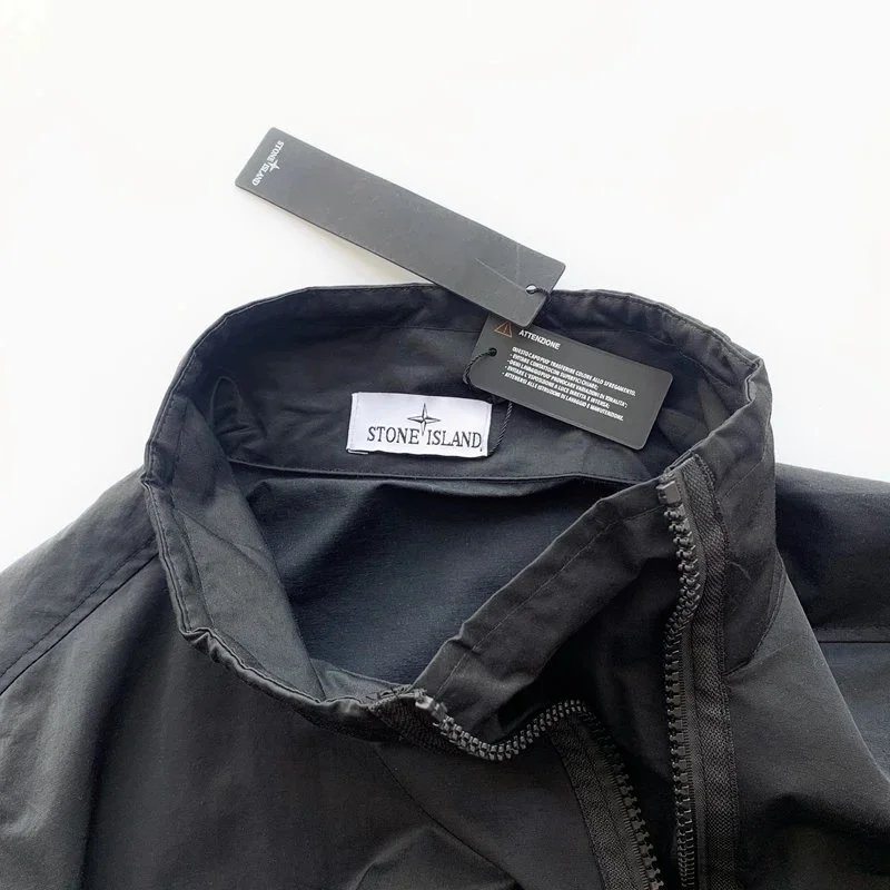 Stone Island Shadow Project Windbreaker Black Jacket Outerwear - 12