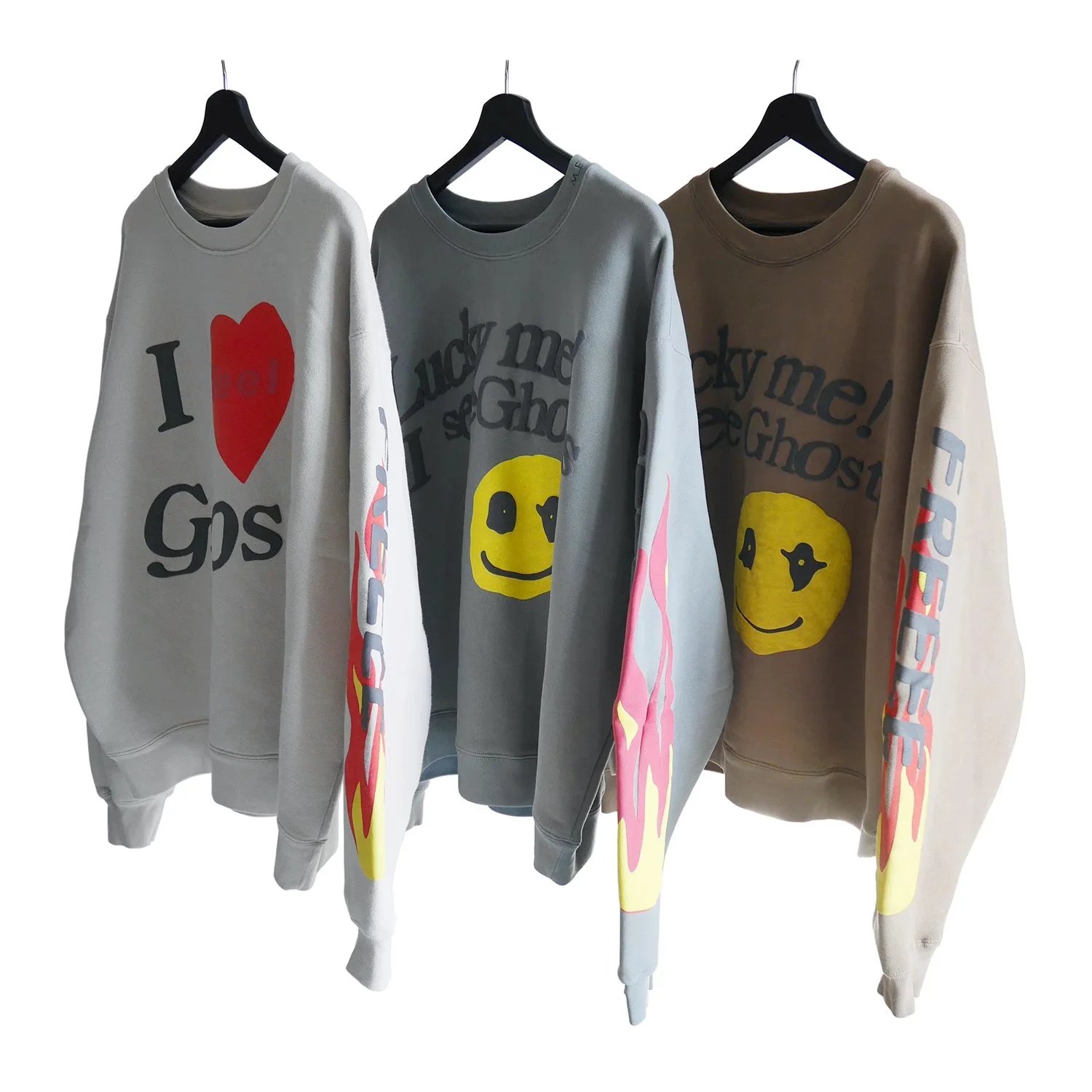 Fear of God Essentials Lucky Me I See Ghosts Olive Green Hoodie - 2