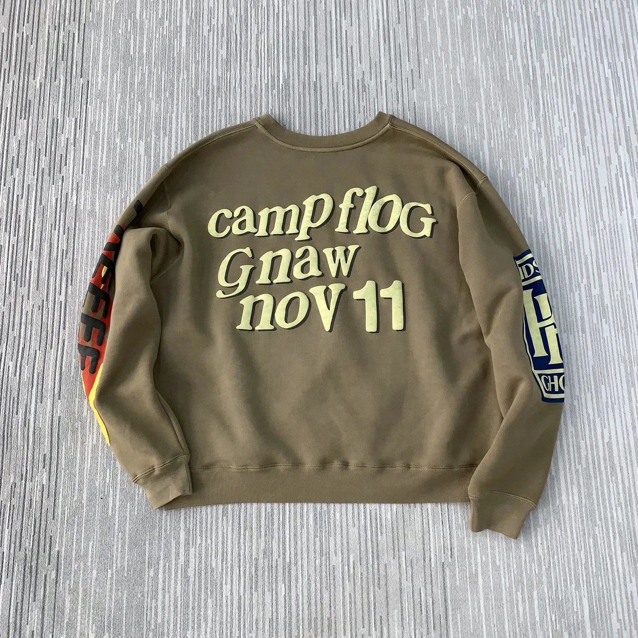 Fear of God Essentials Lucky Me I See Ghosts Olive Green Hoodie - 6