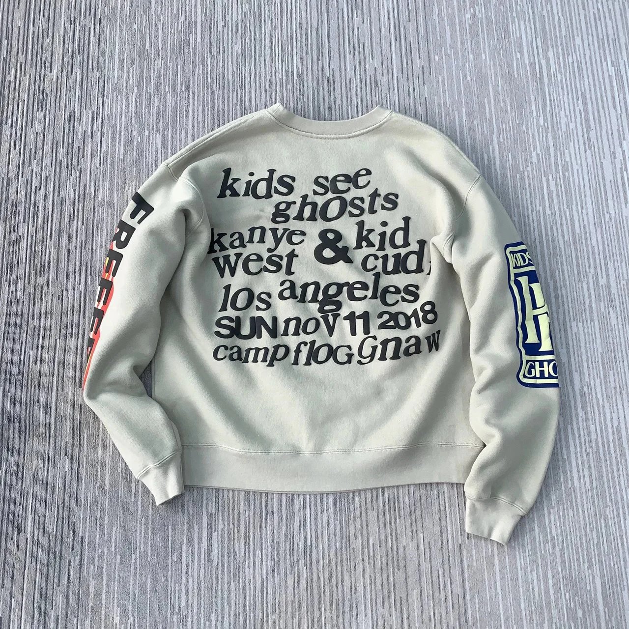 Fear of God Essentials Lucky Me I See Ghosts Olive Green Hoodie - 8