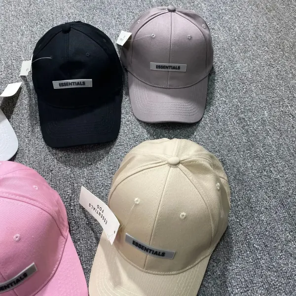 Fear of God Essentials Fog Black Baseball Cap - 4