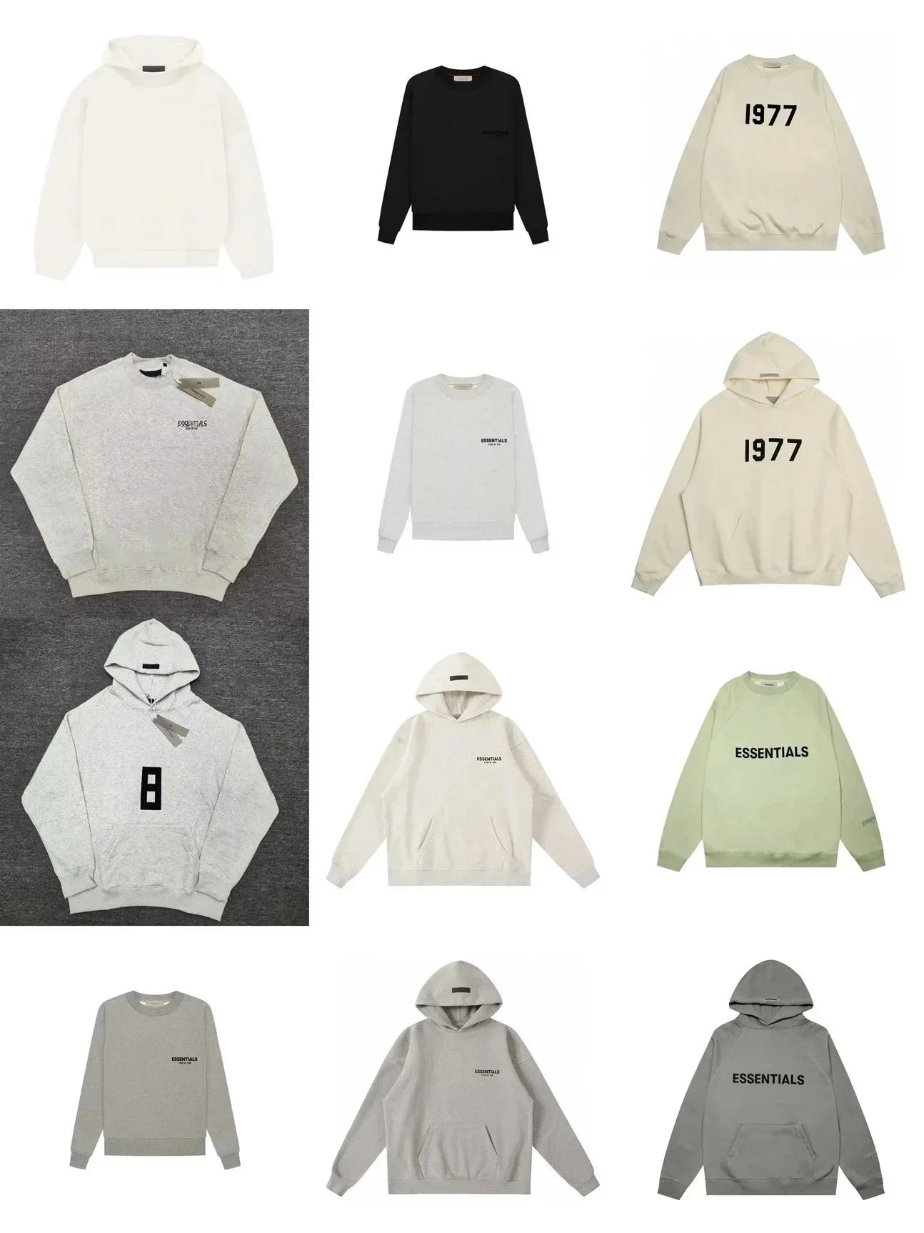 Fear of God Essentials Hoodie and Crewneck Sweatshirt