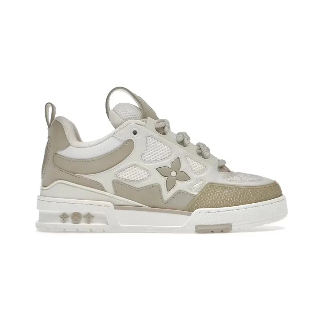 Beige White