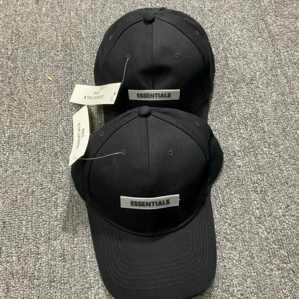 Fear of God Essentials Fog Black Baseball Cap - 6