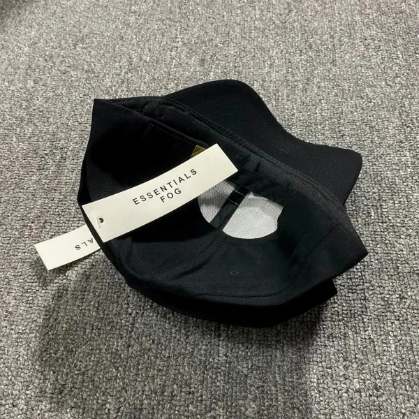 Fear of God Essentials Fog Black Baseball Cap - 7