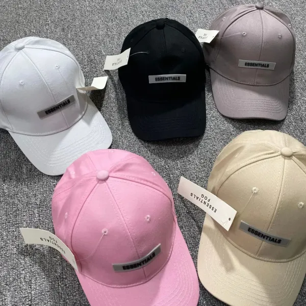 Fear of God Essentials Fog Black Baseball Cap - 3