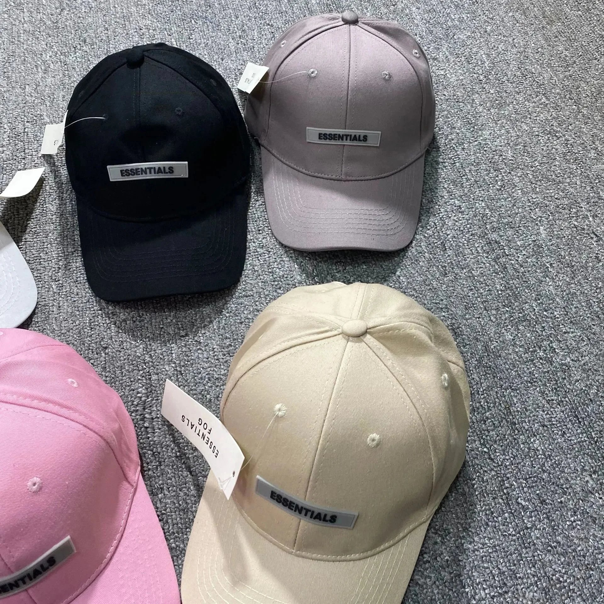 Fear of God Essentials Hats Logo Patch Baseball Cap image 2