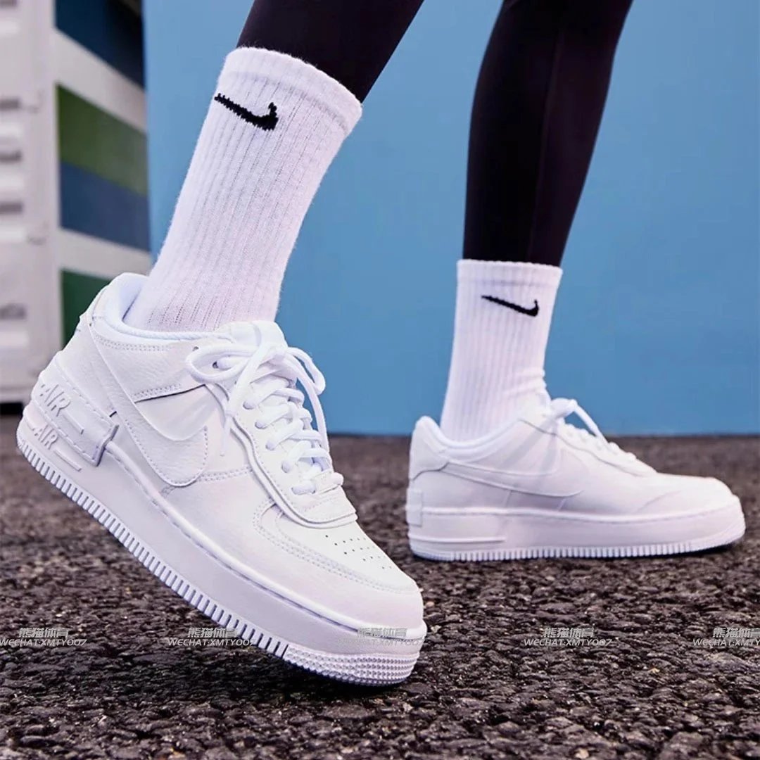 【甄选纯原】Nike Air Force 1 Low Shadow耐克NK空军一号AF1马卡龙系列增高低帮百搭休闲运动板鞋