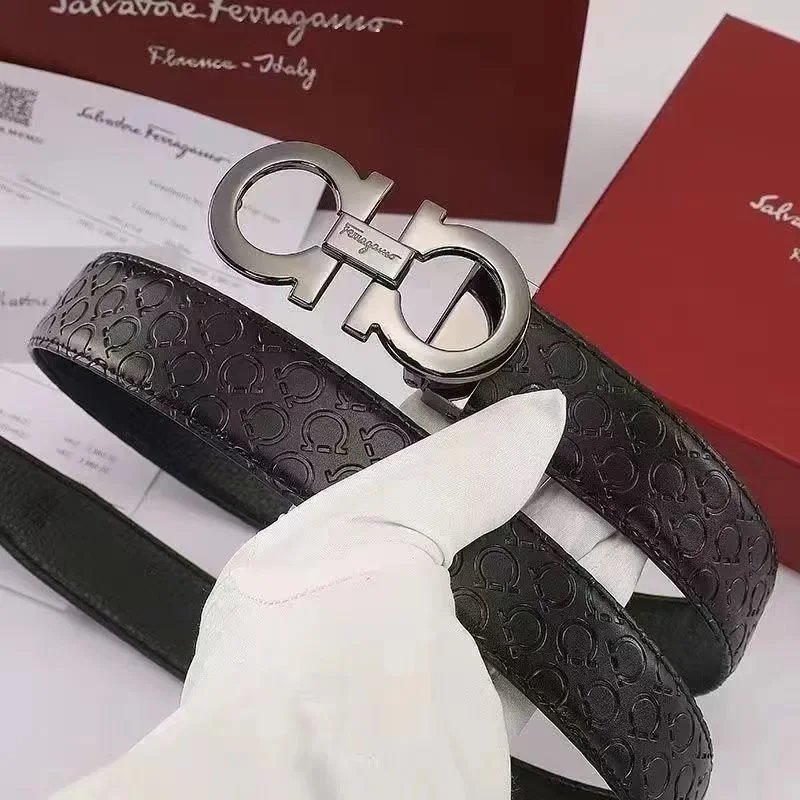 Salvatore Ferragamo Belts Gancini buckle belt — 7