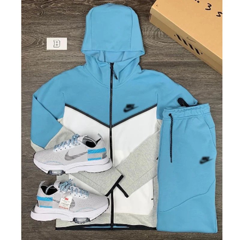 White spelling light blue+black label