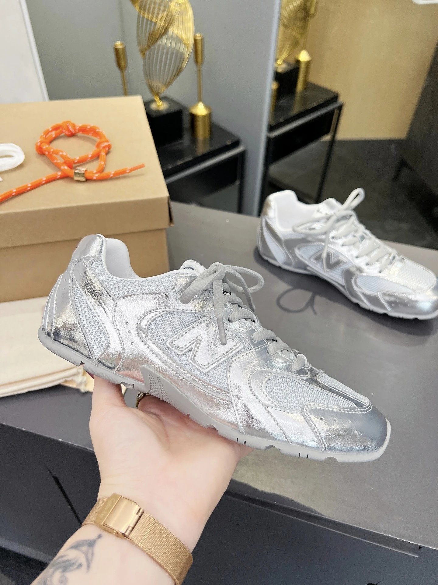 New Balance Sneakers 530 mesh — Silver mesh