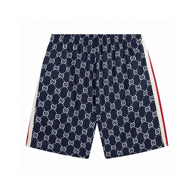 Unbranded Shorts Drawstring with repeating interlocking G-style monogram and side stripes product detail image 28