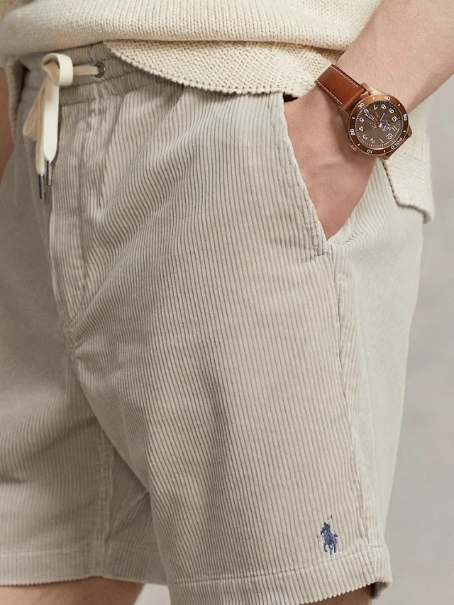 Polo Ralph Lauren Shorts Corduroy Drawstring with Embroidered Pony product detail image 11