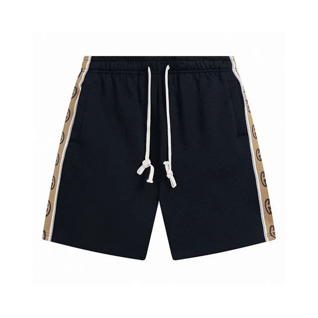 Unbranded Shorts Drawstring with repeating interlocking G-style monogram and side stripes product detail image 10