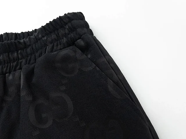 Unbranded Shorts Drawstring with repeating interlocking G-style monogram and side stripes product detail image 9