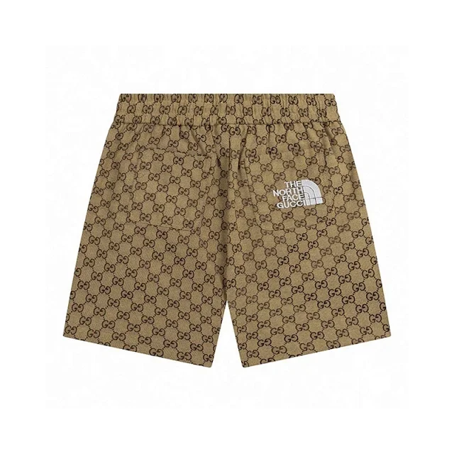 Unbranded Shorts Drawstring with repeating interlocking G-style monogram and side stripes product detail image 36