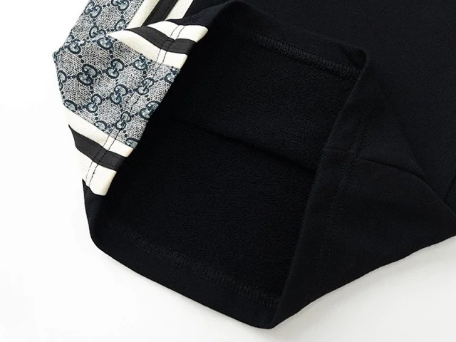 Unbranded Shorts Drawstring with repeating interlocking G-style monogram and side stripes product detail image 25