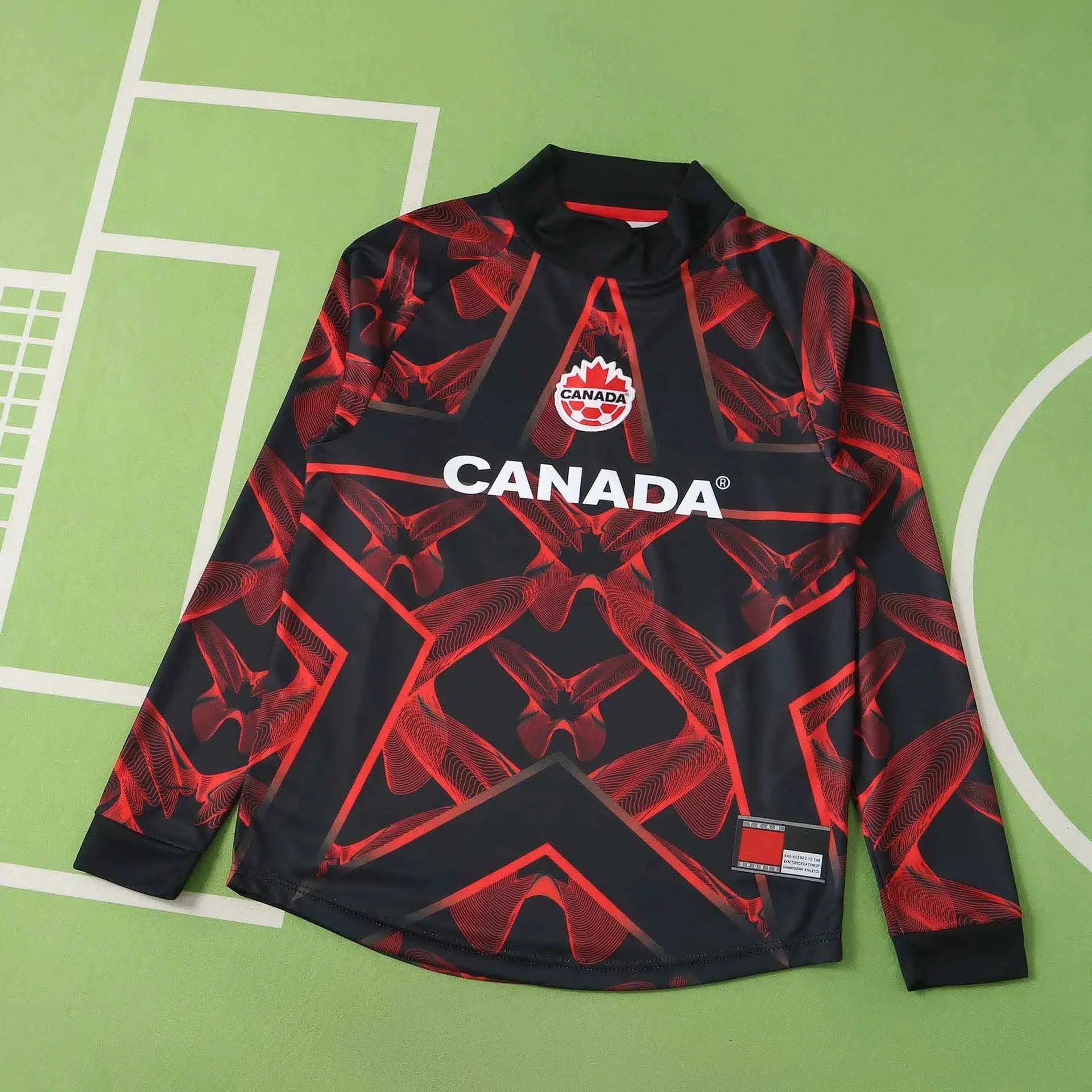 【 DX1-7 】 2026 Canadian Hollywood Goalkeeper Long Sleeve Thai Edition (Please note name and number for customization, non refundable) - sv1