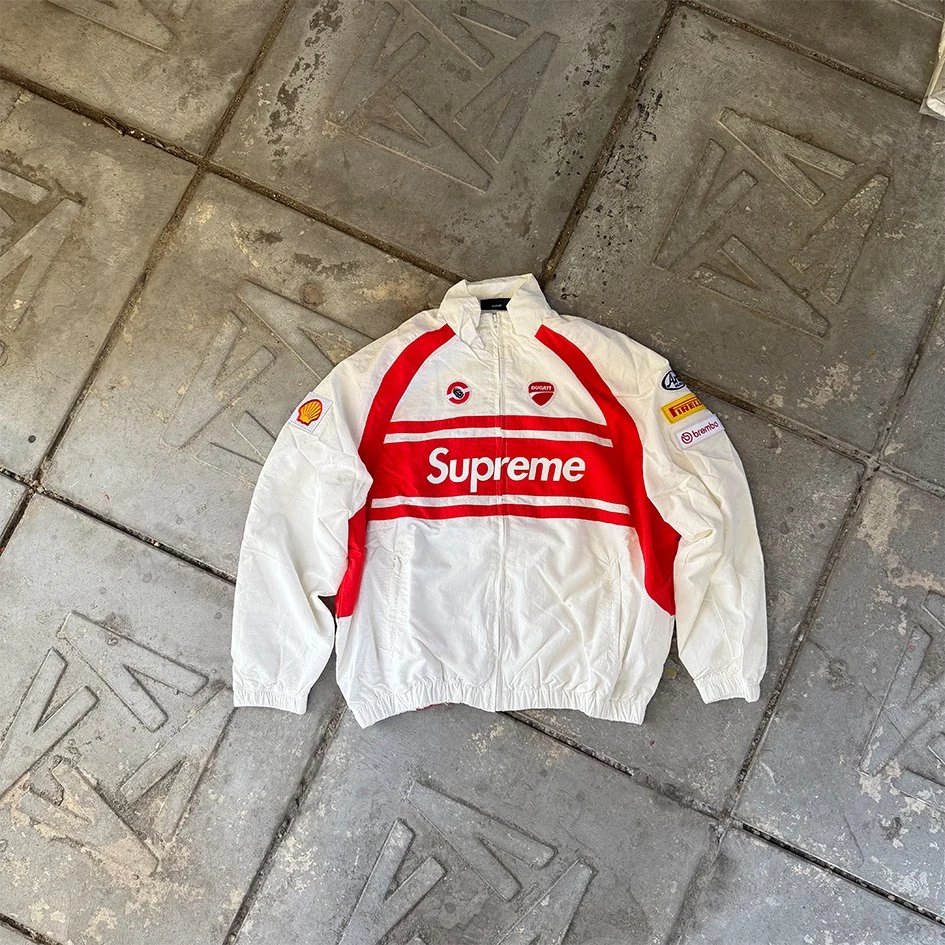 White/Moto Trench Coat