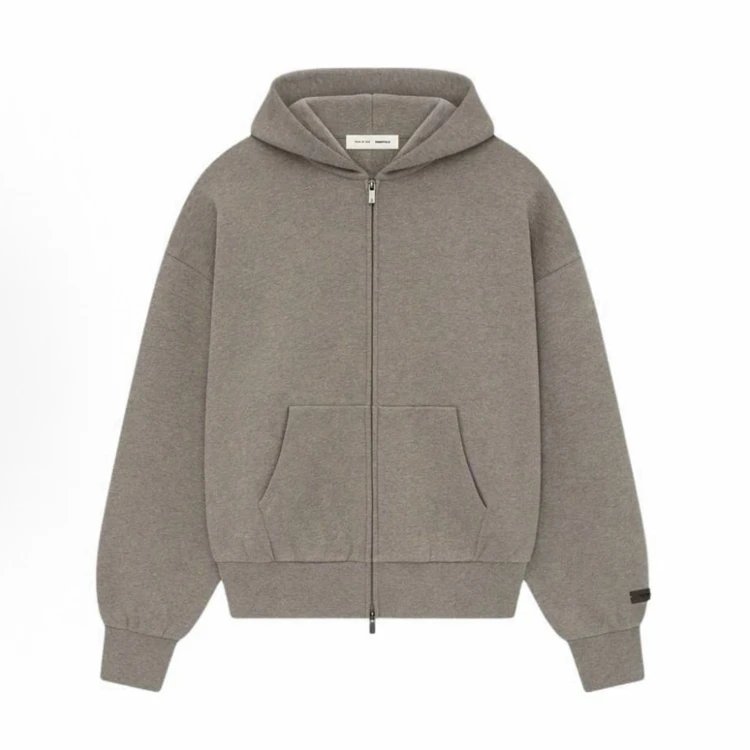 Fear of God Essentials Zip Sweater Taupe