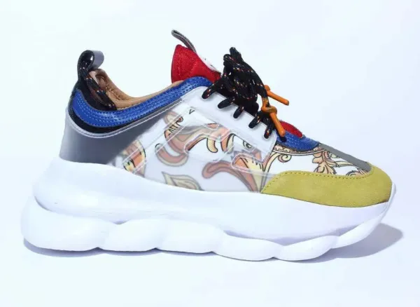 Versace Chain Reaction Sneakers Multicolor Chunky Sneakers - 1