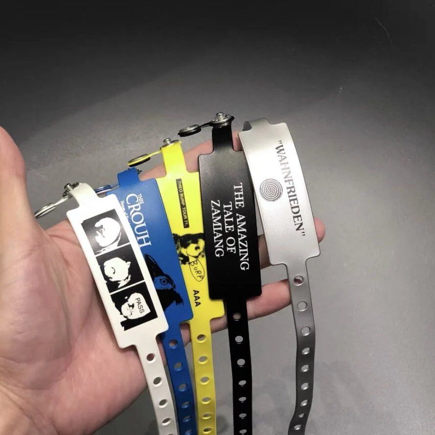 Undercover 06ss Klaus Concert Pass Bracelet Backstage Pass Wristband Bracelet