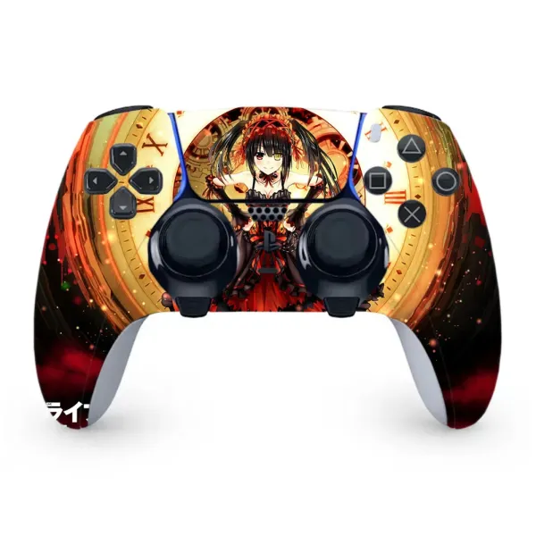 Design Custom Anime Art PlayStation 5 DualSense Controller Skin Multicolor Electronics - 1
