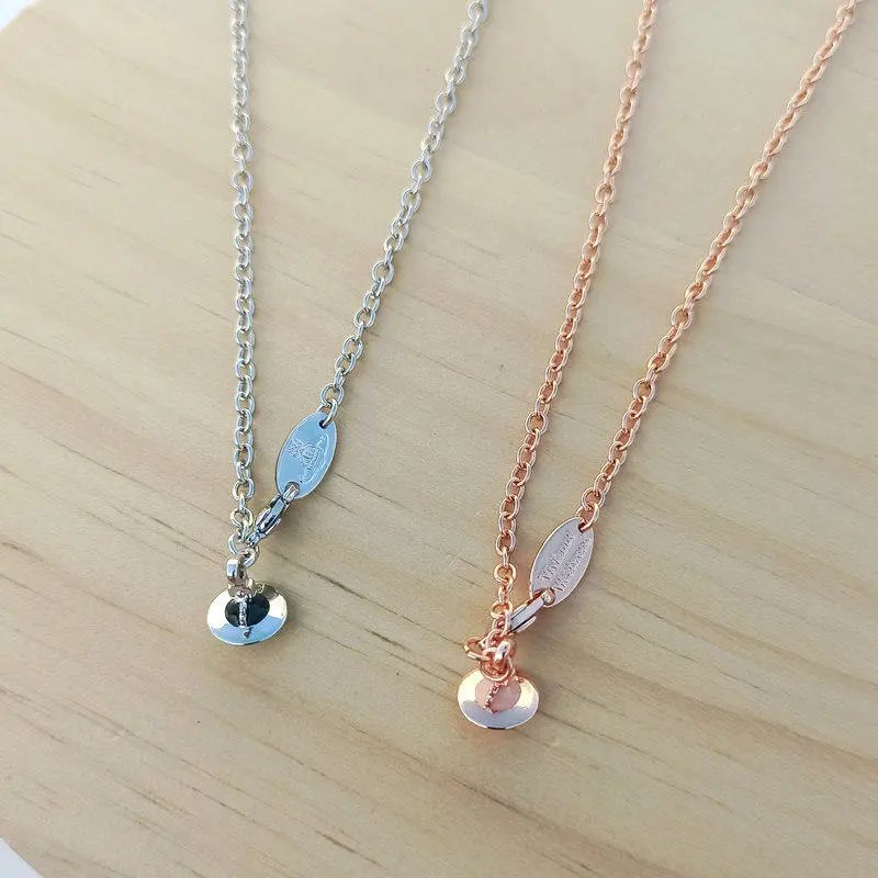 Design Skeleton Pendant Necklace Rose Gold Jewelry - 5