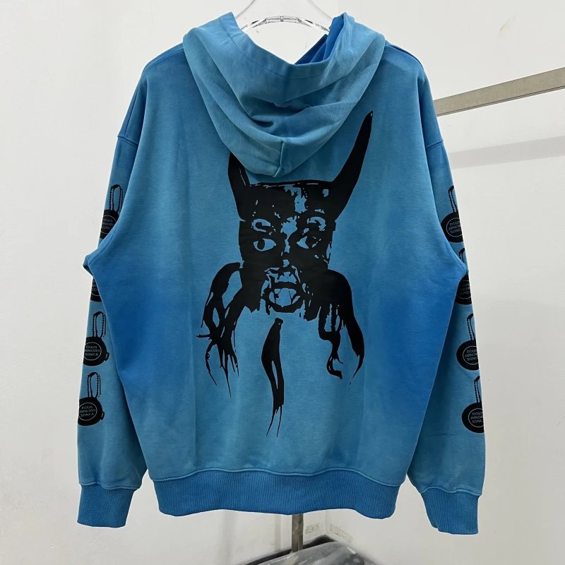 Enfants Riches Déprimés Exposed Christina Graphic Hoodie Black - 4