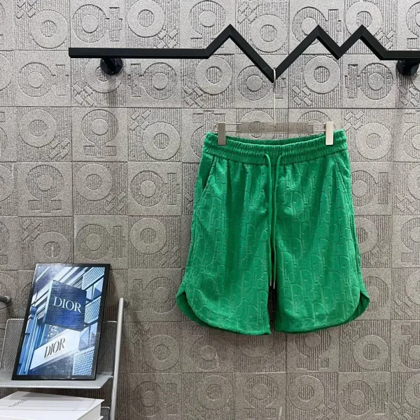 Dior Oblique Velvet Shorts Black - 5