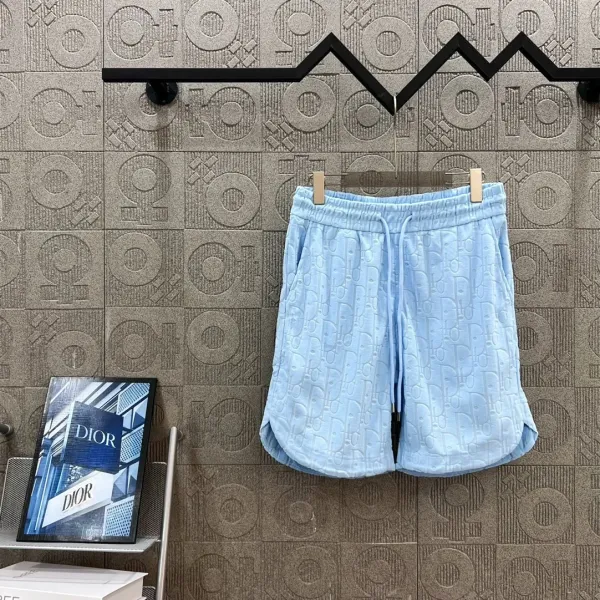 Dior Oblique Velvet Shorts Black - 3