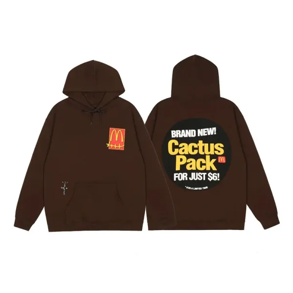 Travis Scott x McDonald's Cactus Pack Brown Hoodie - 1