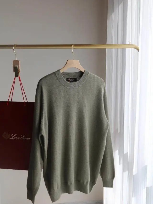 Loewe Crewneck Sweater Beige Knit - 4
