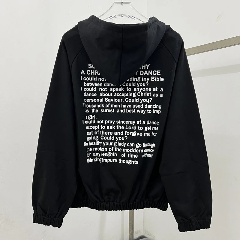 Design Yes I Do Believe In God Zip-Up Hoodie Black - 3