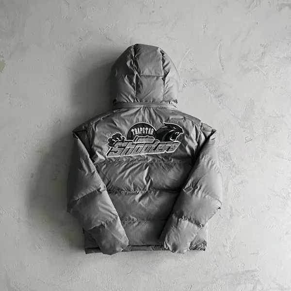 Trapstar Light Blue Puffer Hooded Jacket Down Jacket - 13