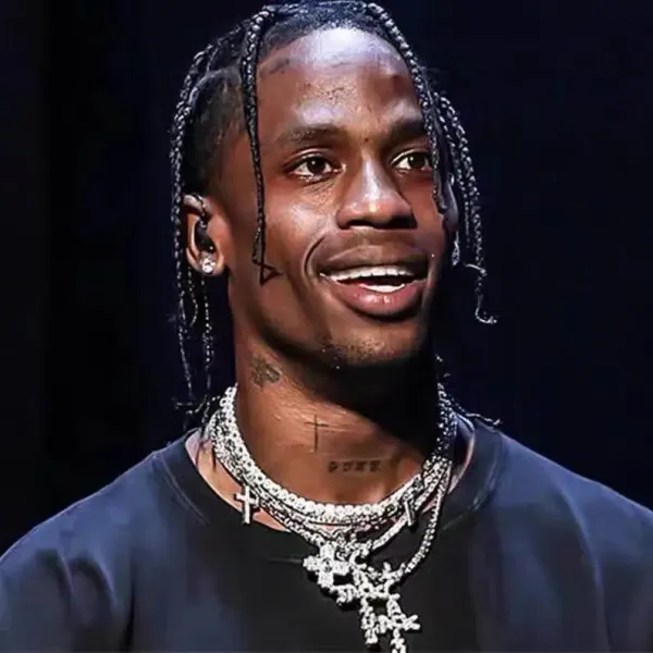 Cactus Jack Travis Scott Cactus Jack Signature Cross Pendant Necklace Gold Jewelry - 11